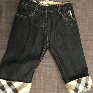 Baby Burberry jeans 12 months
